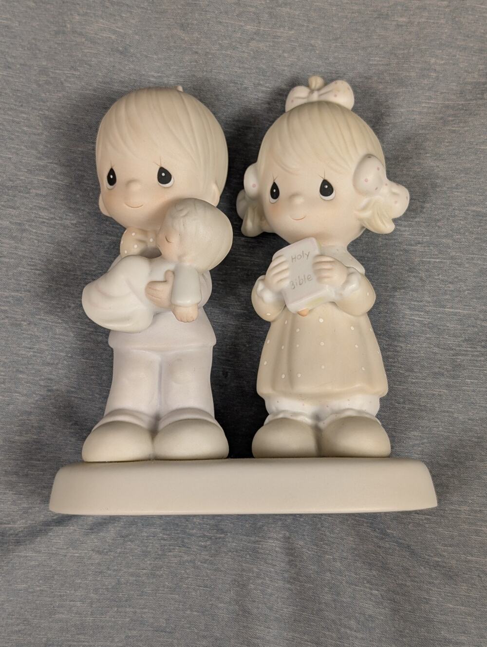 1980 PRECIOUS MOMENTS "REJOICING WITH YOU" FIGURINE BABY BAPTISM ENESCO